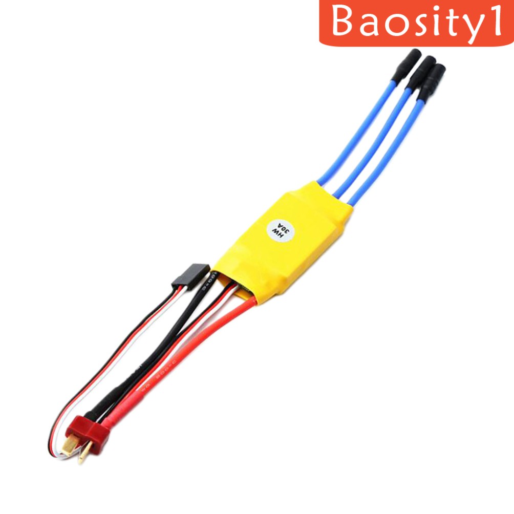 Bộ Điều Tốc Trái Chuối 30A ESC Với Giắc Cắm Chữ T Và Đầu Nối 3.5mm Cho Máy Bay Điều Khiển Từ Xa