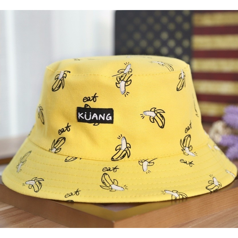 Nón Bucket Chất Canvas Phong Cách Hip Hop Cho Cặp Đôi