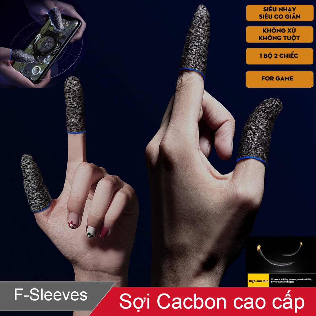 Bộ bao 2 ngón tay chuyên dụng chơi game mobile chống ra mồ hôi tay | WebRaoVat - webraovat.net.vn