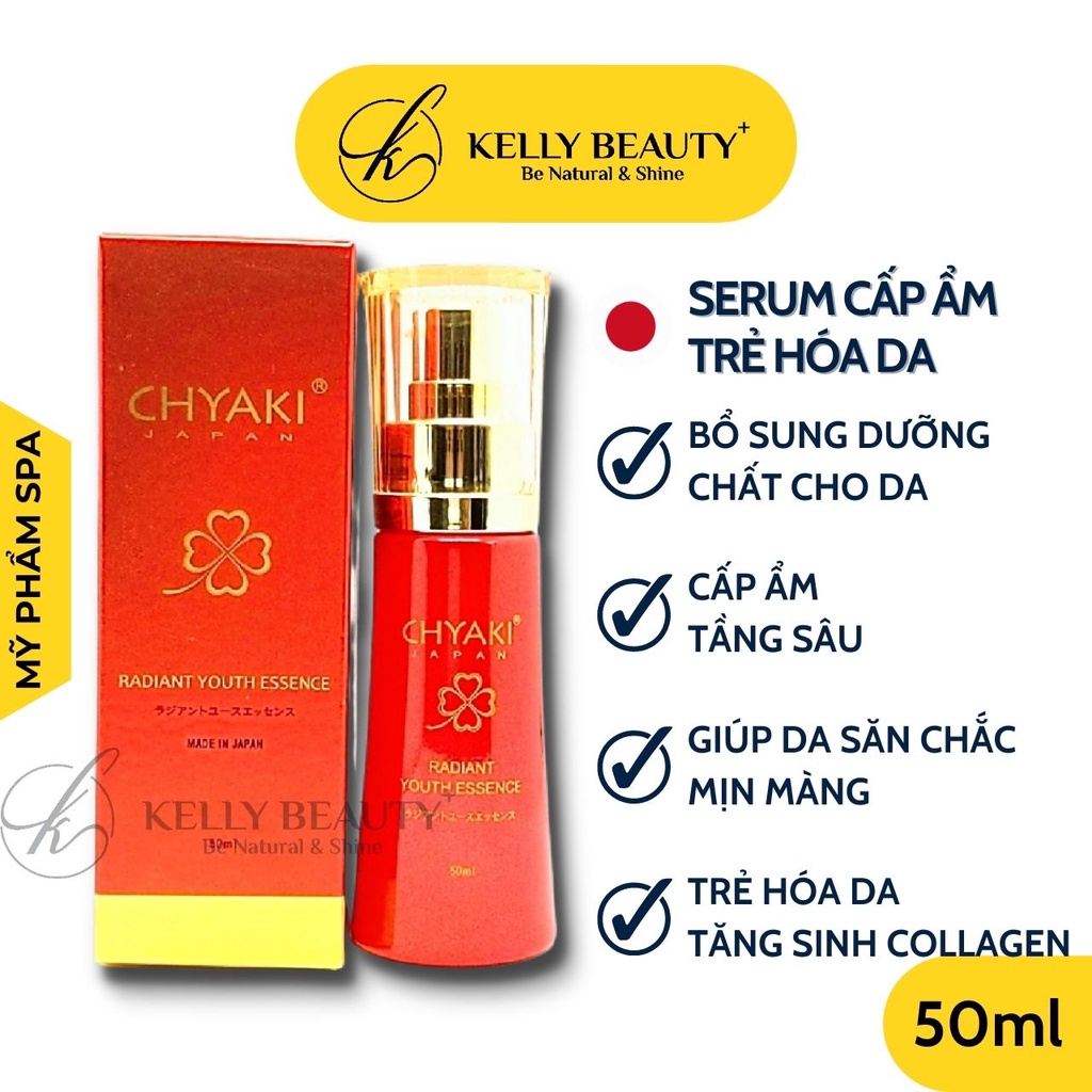 Tinh Chất Phục Hồi CHYAKI 50ml – Phục Hồi, Giữ Ẩm, Làm Sáng và Săn Chắc Da | KELLY BEAUTY