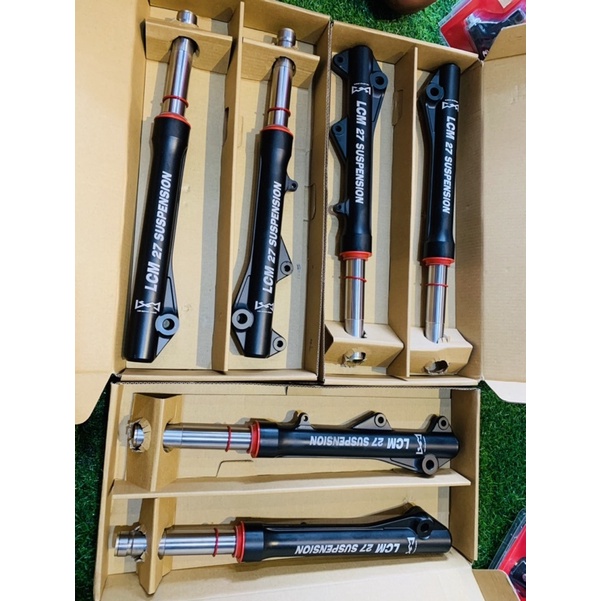 Phuộc LCM TI TRẮNG cho vario