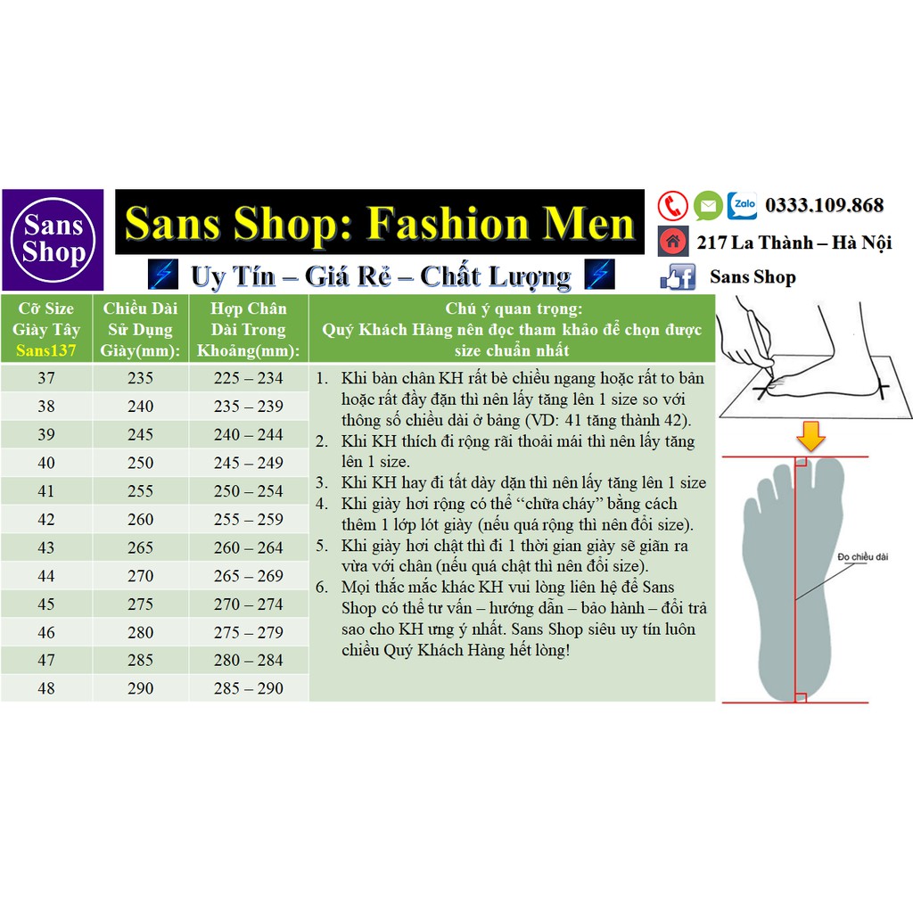 Giày tây nam công sở Sans137 chất vải êm chân mũi nhọn đen size nhỏ 37 bigsize 44 45 46 47 48