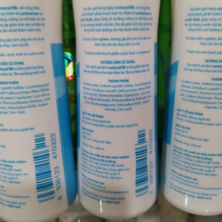 SỮA TẮM CHO BÉ LACTACYD BB 250ml