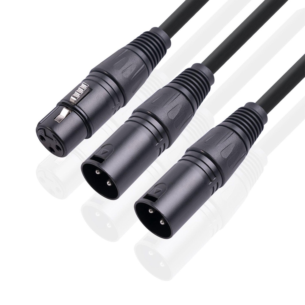Cáp Chia Cổng XLR 50cm Cân Bằng Lá Nhôm Cho Loa
