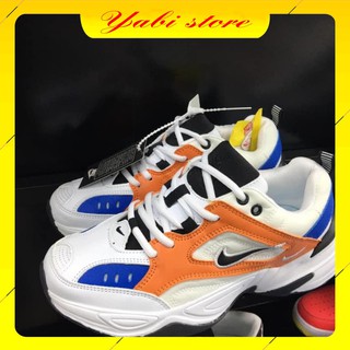 [Free ship ] Giày Sneaker M2k trắng xanh cam - Yabi store