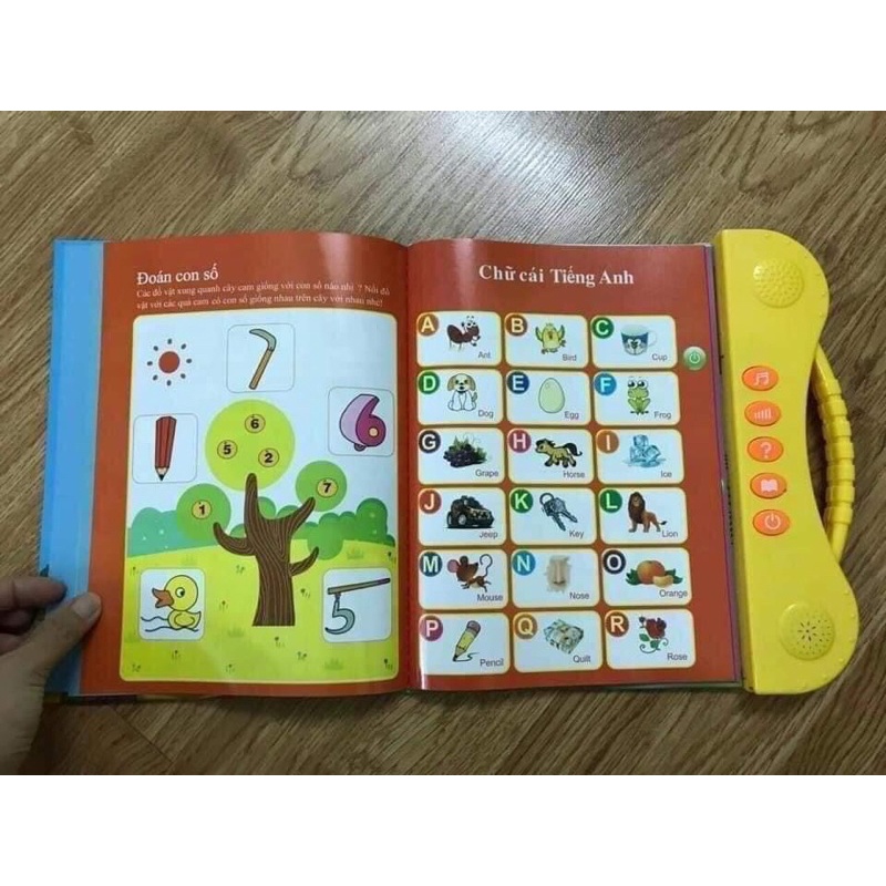 Sách song ngữ Anh _ Việt, sách song ngữ điện tự cho bé