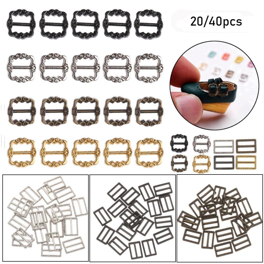 Set 20 / 40 Khóa 3.5mm / 9mm Mini 4 Màu Cho Búp Bê