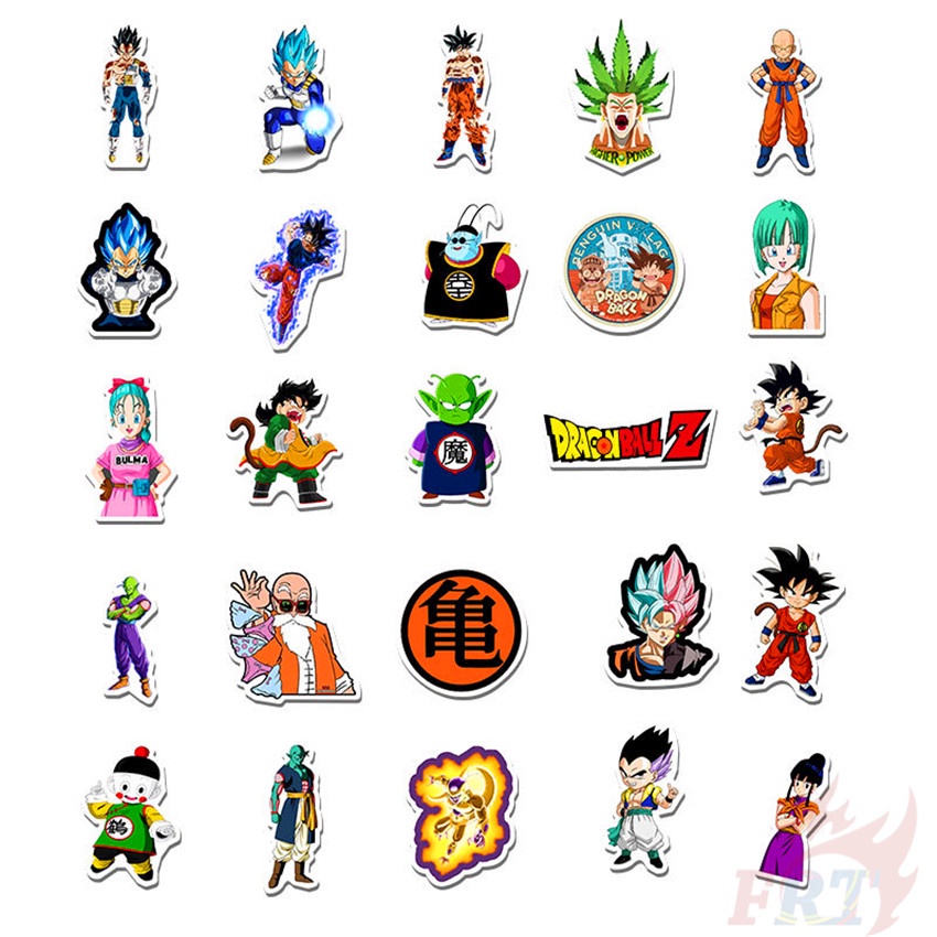✪ Dragon Ball Series 01 Stickers ✪ Anime 50Pcs/Set DIY Fashion Waterproof Doodle Decals Stickers