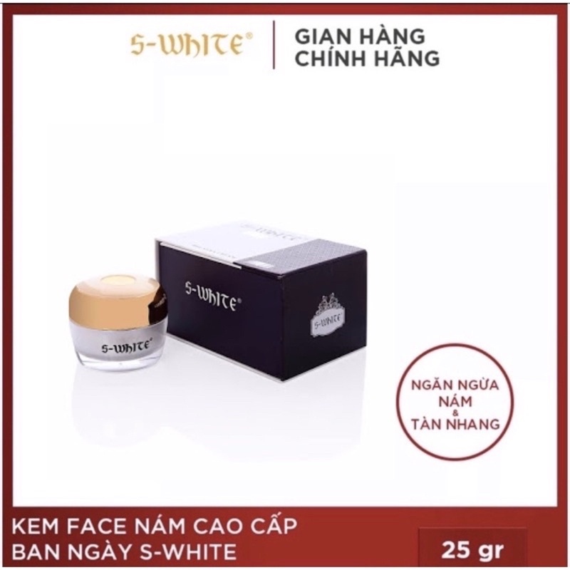 Kem Nám Cao Cấp Swhite 25g - S-white hiệu quả sau 7 ngày sử dụng