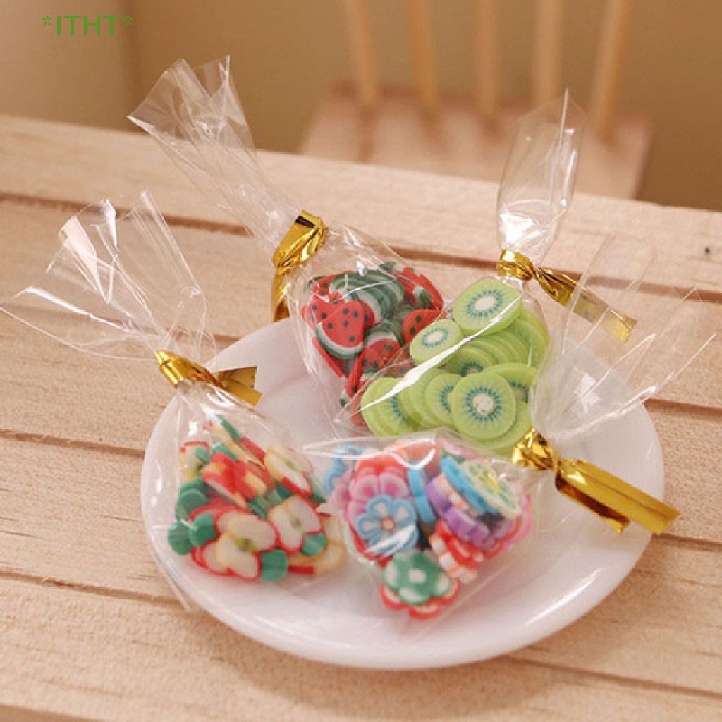 1 Túi Bánh Kẹo Trái Cây Mini 1: 12 Ob11 Trang Trí Nhà Búp Bê Mới