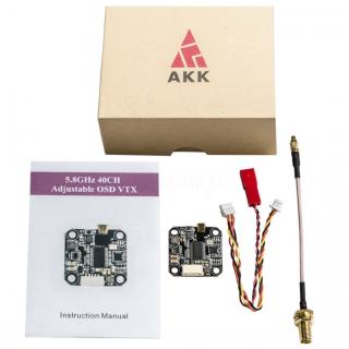 AKK FX4 25/200/500mW OSD Transmitter 5.8GHz 40CH 25/200/500mW Switchable FPV Transmitter Built-in