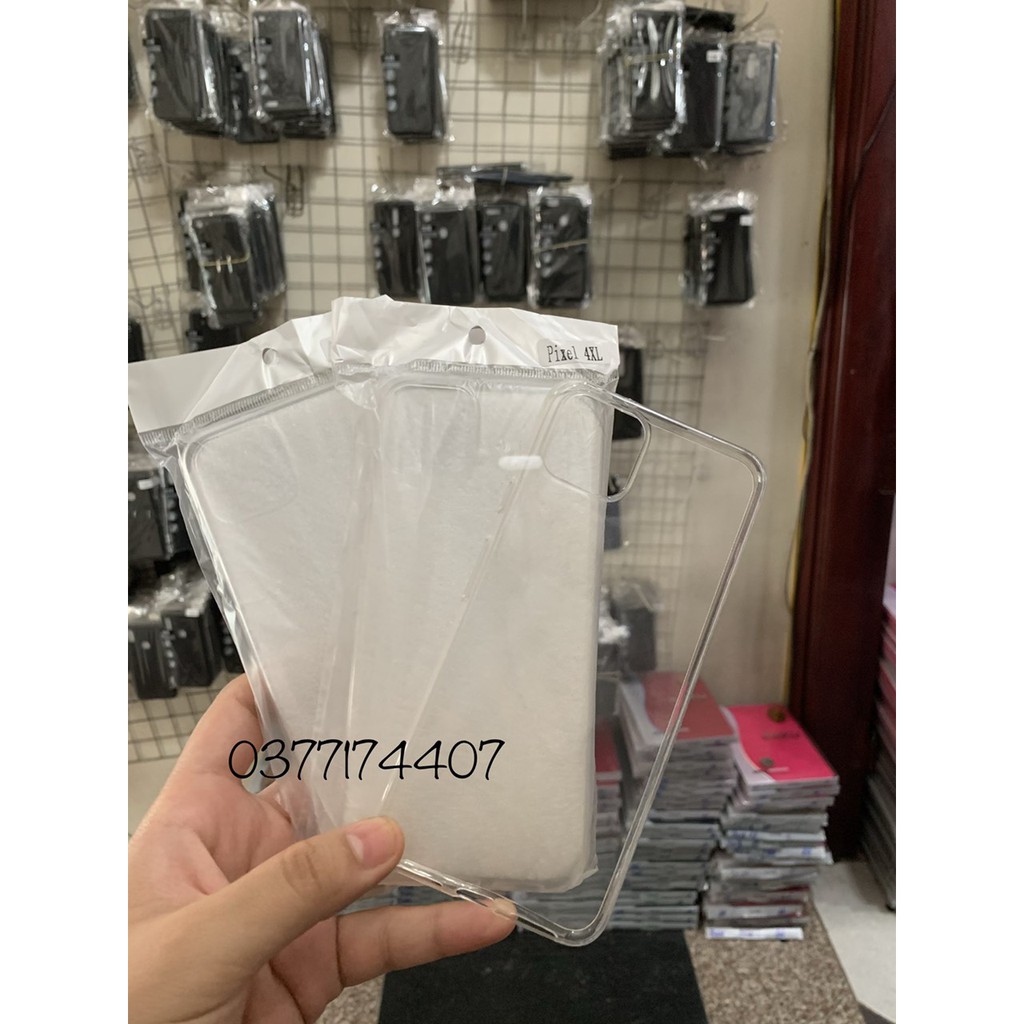Ốp lưng dẻo Google Pixel 4/ Pixel 4A/ Pixel 4XL Silicon trong suốt - Hàng loại 1