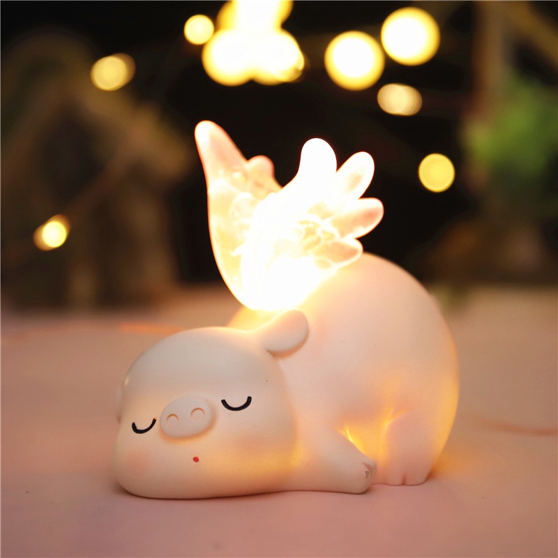 Đèn ngủ tượng thú cưng mini dễ thương