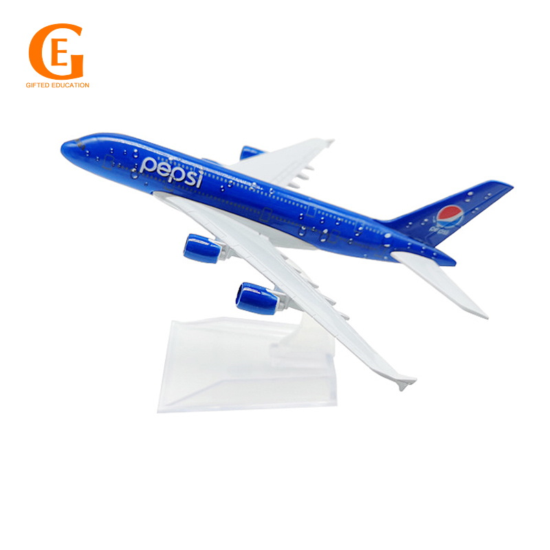 Air Cola A380 Mô Hình Máy Bay Diecast Kim Loại Mô Phỏng Hành Khách Airbus 380 Máy Bay Mô Hình Máy Ba