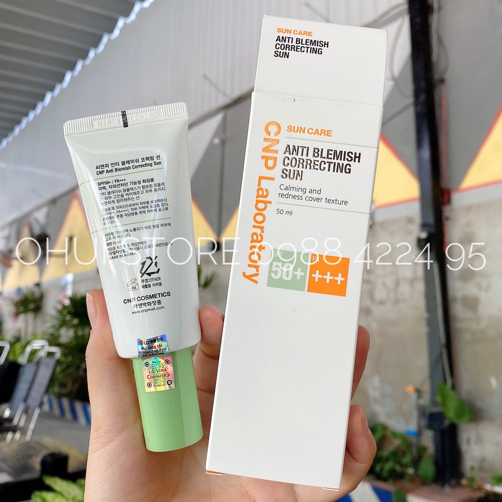 Tuýp kem chống nắng CNP Laboratory Sun Care 50ml - Hàng chính hãng công ty LGVina tem HiddenTag