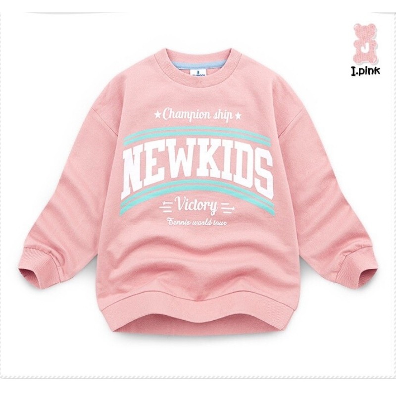 Áo nỉ da cá chữ New Kids Jelis. HA1654 (2 màu)