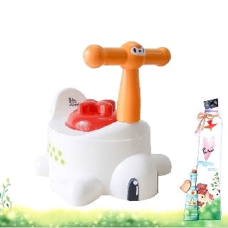 Bồn cầu cho bé hình rùa PAPA nhập khẩu Thái Lan - Bô vệ sinh tay cầm USEA04
