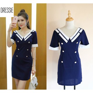 [HÌNH THẬT] Váy Áo Đầm Ôm Body Cao Cấp DRESSIE Sexy Đầm Thủy Thủ Thời Trang Nữ Đẹp Dạo Phố Dự Tiệc