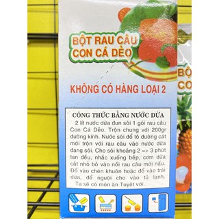 Bột rau câu Con Cá Dẻo