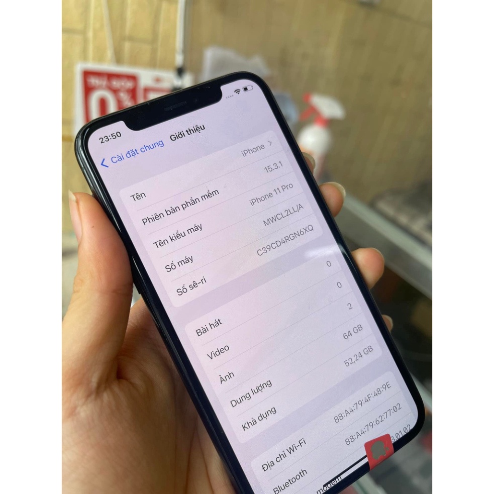 Điện thoại 11pr00 ram 4g/512gb màu black máy đầy đủ phụ kiện đi kèm phụ kiện