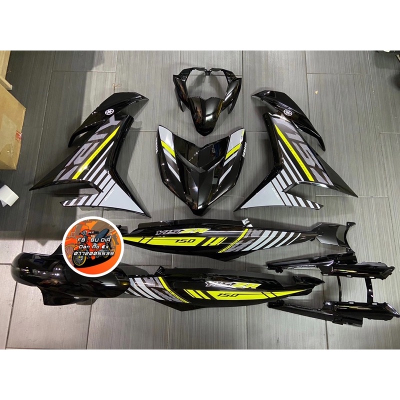 áo ex 150 đen bóng + tem