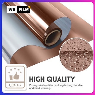 Miếng dán cửa sổ một chiều màu nâu bạc 30/40/50/60/70/80/90/100cm