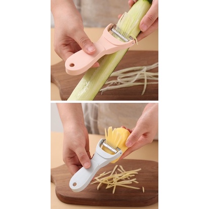 Dụng Cụ Nạo - Thái Sợi Rau Củ Quả 2 In 1 Đa Năng Tiện Lợi