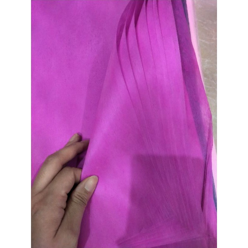 2 tờ Giấy mếch các màu bó hoa SIÊU ĐẸP