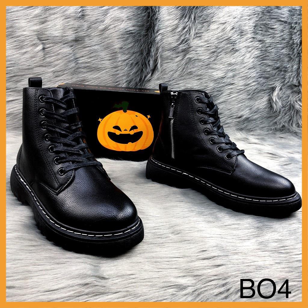 Giày da nam công sở, giày cổ cao phong cách boot đùi cực dễ phối đồ | BigBuy360 - bigbuy360.vn