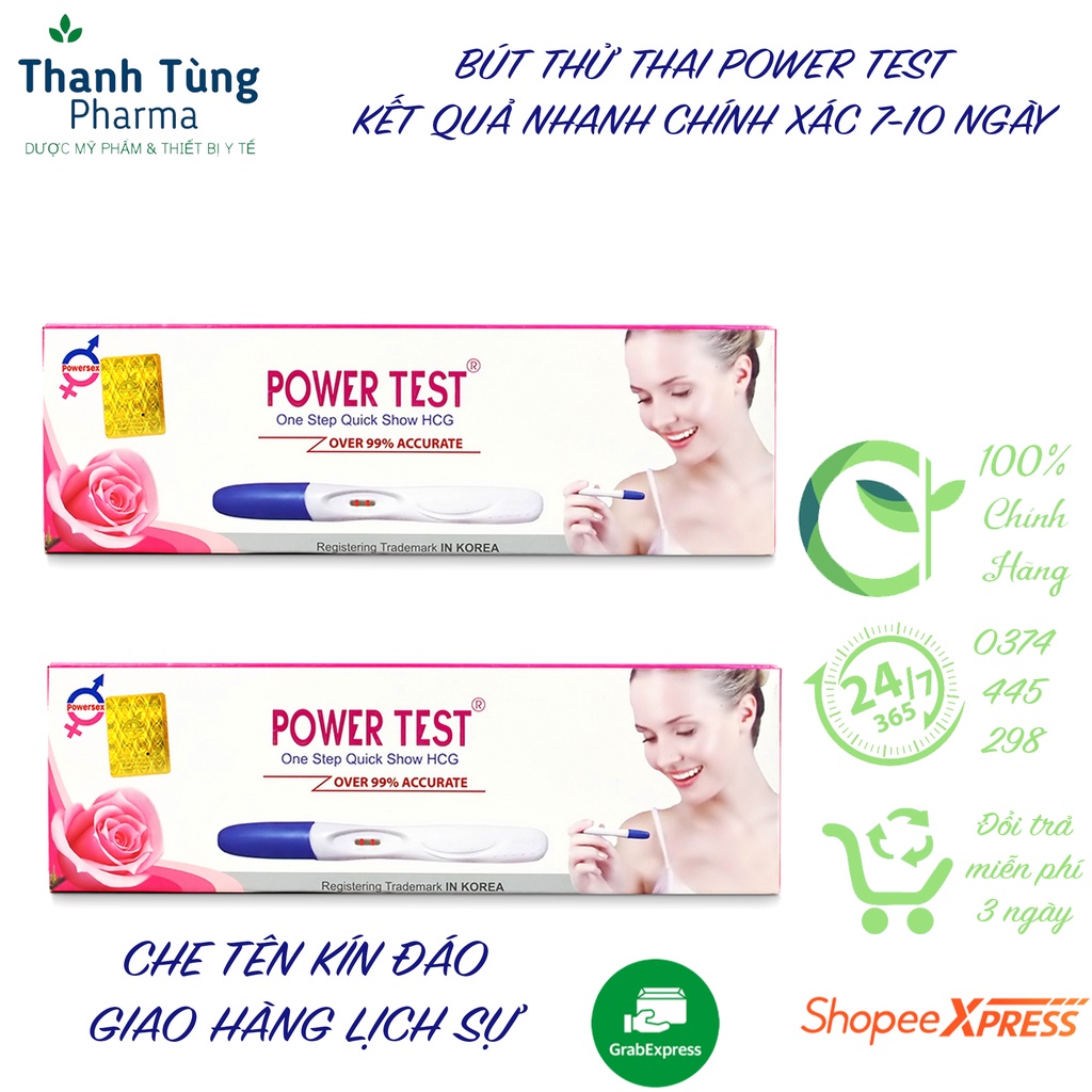 BÚT THỬ THAI POWER TEST NHANH VÀ CHÍNH XÁC