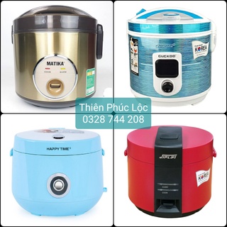 Nồi cơm điện cao cấp Sunhouse (Happy Time) HTD8521P, HTD8522G, GUGKDD, Jiplai các loại, Bender, Matika MTK-RC1891