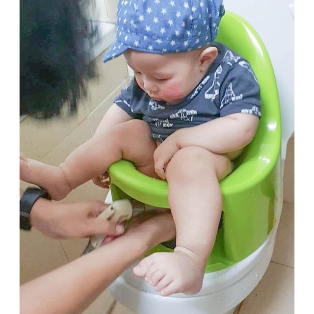 Boom Potty, Bô rửa đa năng, Bô rửa cải tiến rất tiện lợi đặt trên bồn cầu, Bô tập đi vệ sinh cho bé từ 8 tháng