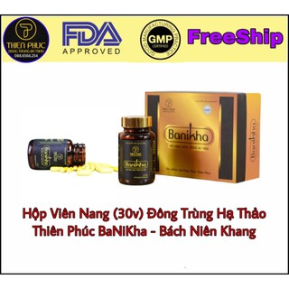 Hộp 30 viên nang đông trùng hạ thảo thiên phúc banikha