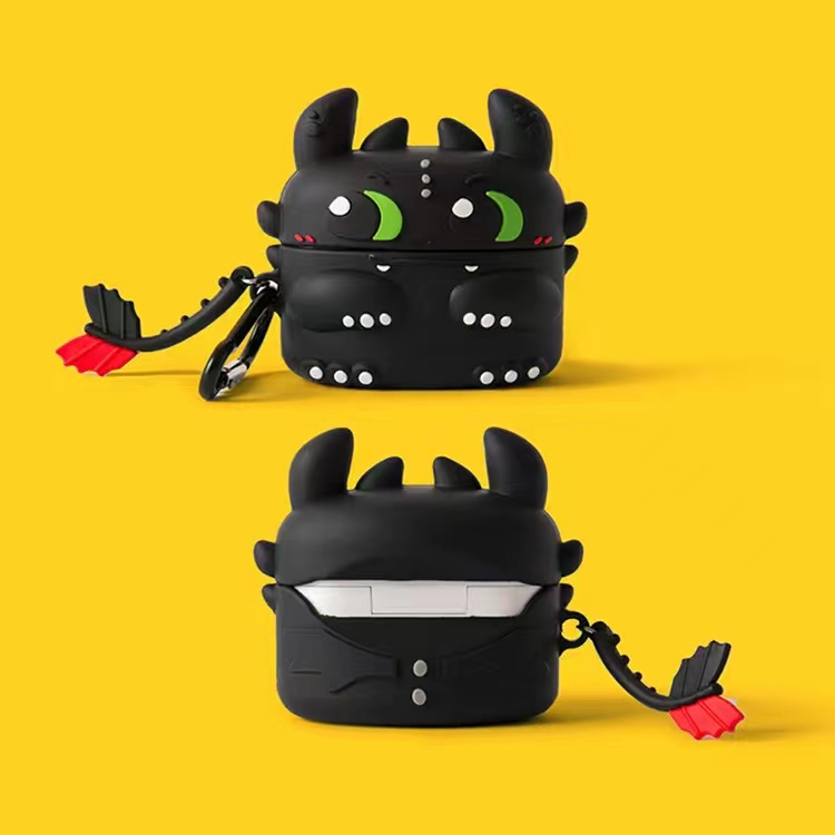 JBL W200 TWS Case Cartoon Creative Switch Dinosaur Silicone Soft Shell Cover JBL Wave200 TWS Shockproof Shell Cover Cute Shiba Inu Faceless Male JBL W200 Bluetooth Headphone Case Cover