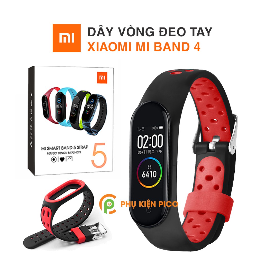 Dây đeo thay thế Mi Band 4 - Dây silicon vòng đeo tay Miband 4 chính hãng Xiaomi (Xiaomi Mi Band 4)