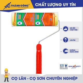 Cọ lăn sơn gỗ SUSU, cây lăn sơn, con lăn sơn, dùng cho sơn dầu và sơn nước, cho bề mặt mịn