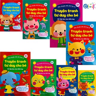 Sách - Combo Truyện Tranh Tư Duy Cho Bé - Bé tập đọc, học điều hay (8 cuốn)