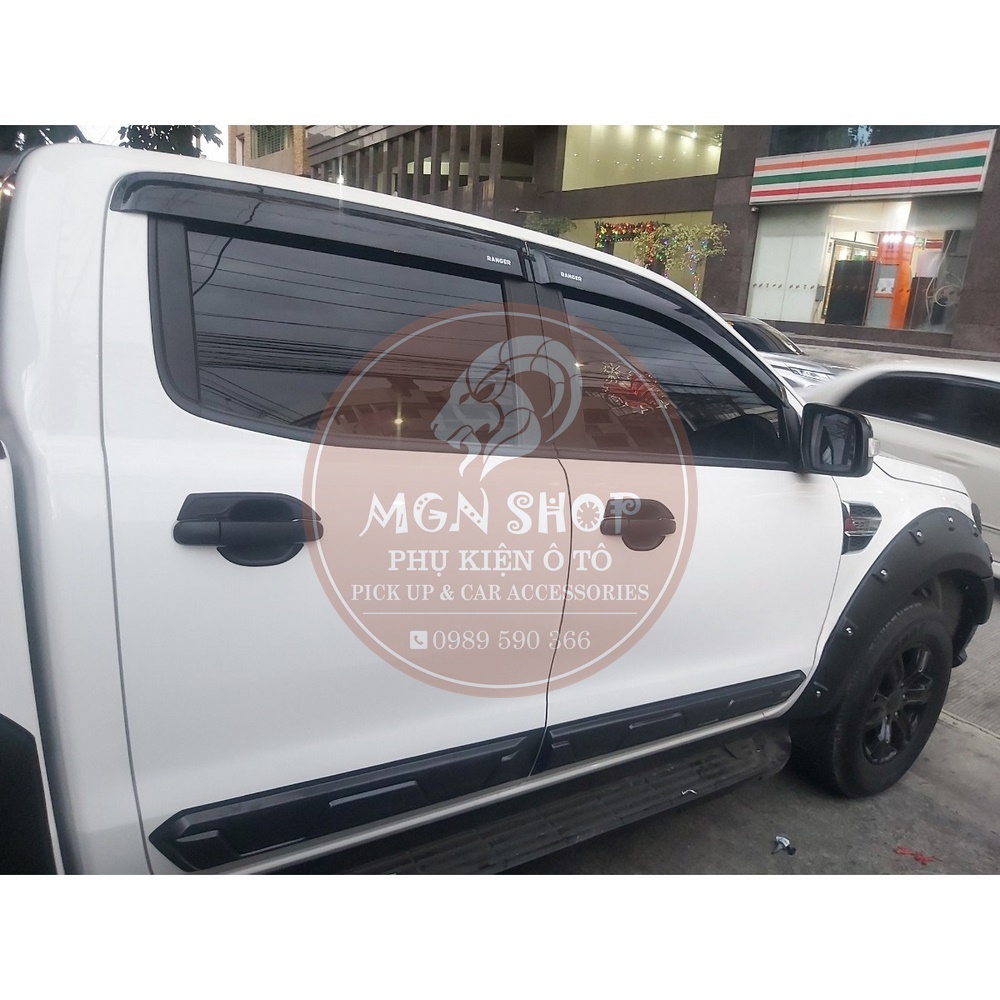 [Vè che mưa] [Ford Ranger 2012 - 2022] màu đen