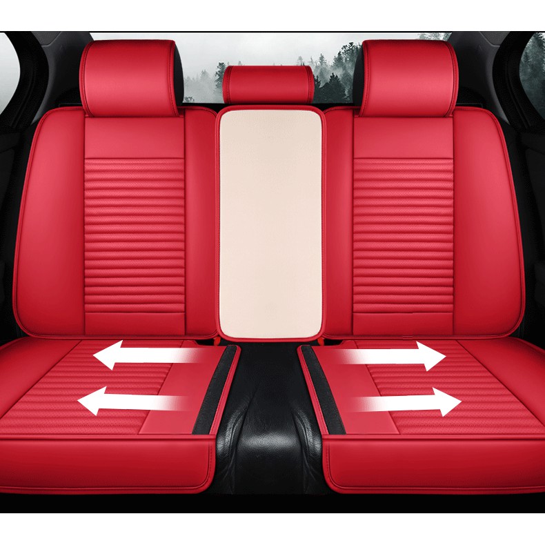 Bộ 5 ghế lót ô tô siêu sang,có bao vô lăng,2 gói lưng,2 gói đầu.phù hợp mọi loại xe-83208