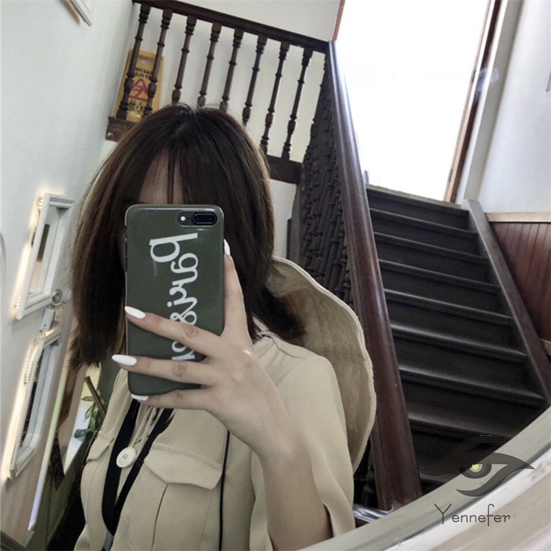 Set 24 móng tay giả màu trắng phong cách giản dị cho cô dâu