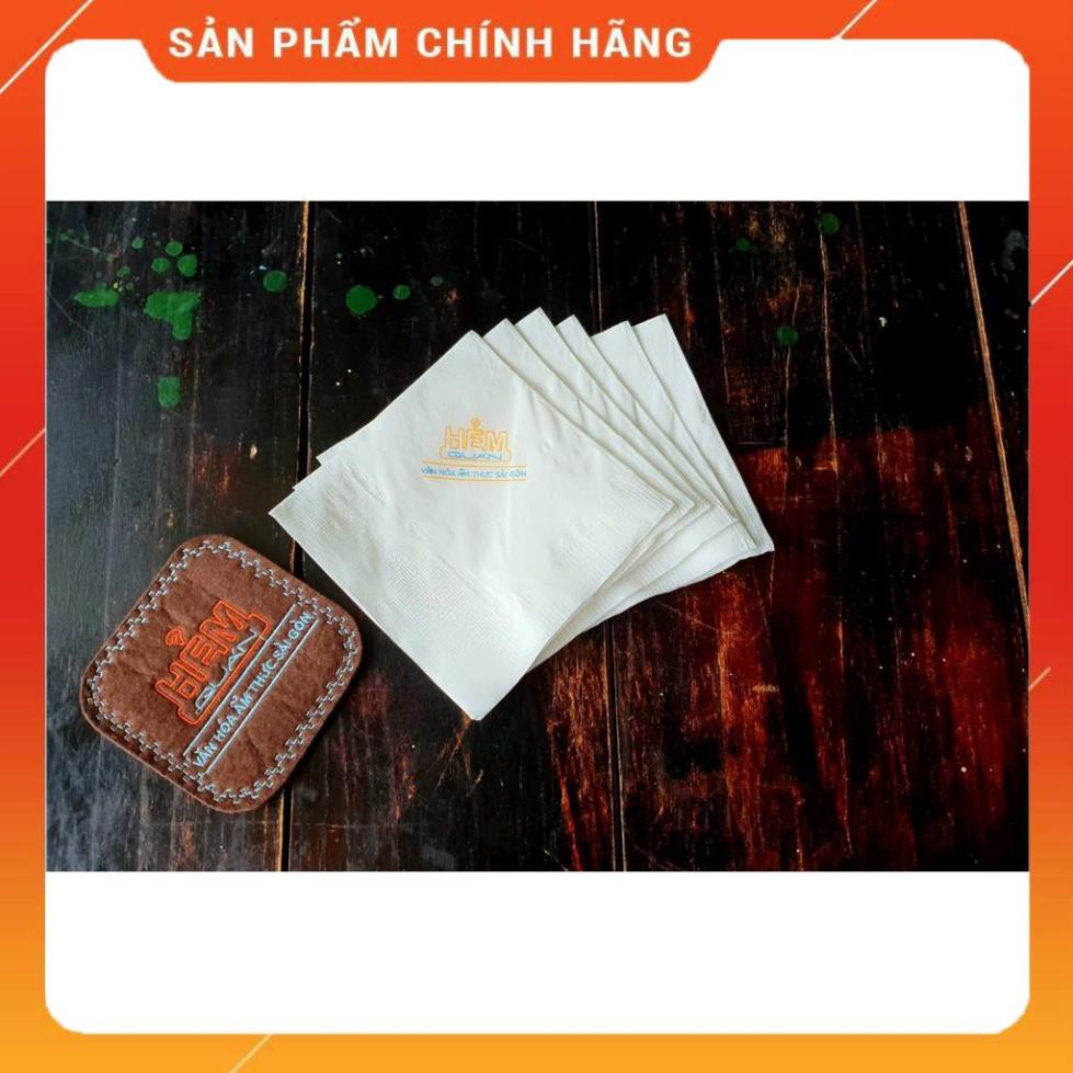 Giấy ăn vuông in logo theo yêu cầu