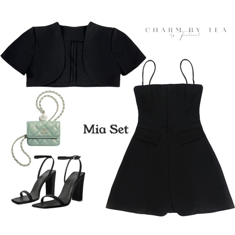 Sản phẩm thiết kế Charm By Tea , mã sản phẩm : Mia Set