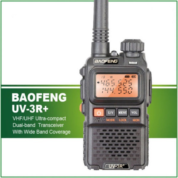 Bộ Đàm Cầm Tay Xg Baofeng Uv-3R Plus Uhf Vhf 3r + Ham Fm Radio