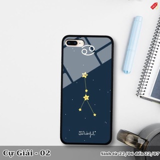 <Hot 2021> Ốp lưng kính 3D iPhone 7 Plus/ 8 Plus cung hoàng đạo