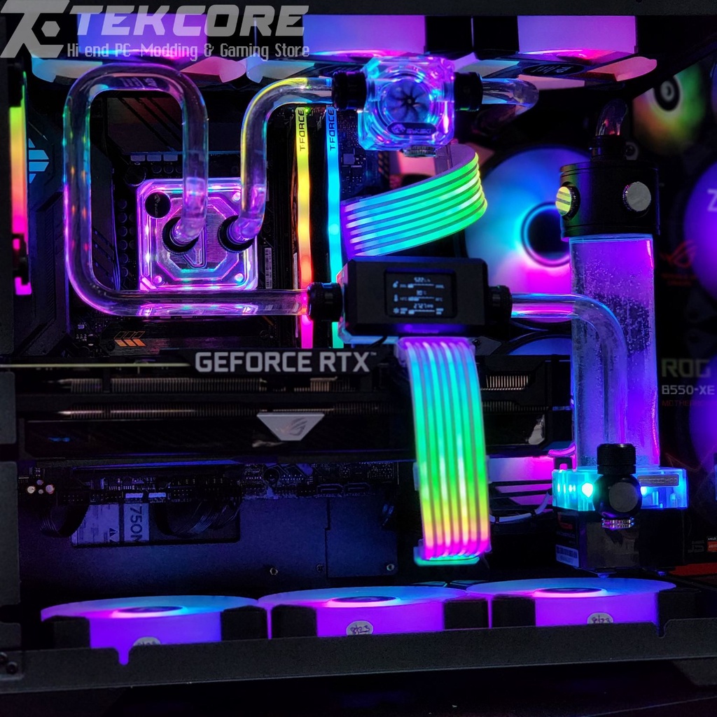 Combo Cover led AOSOR AL300 cho CPU và VGA