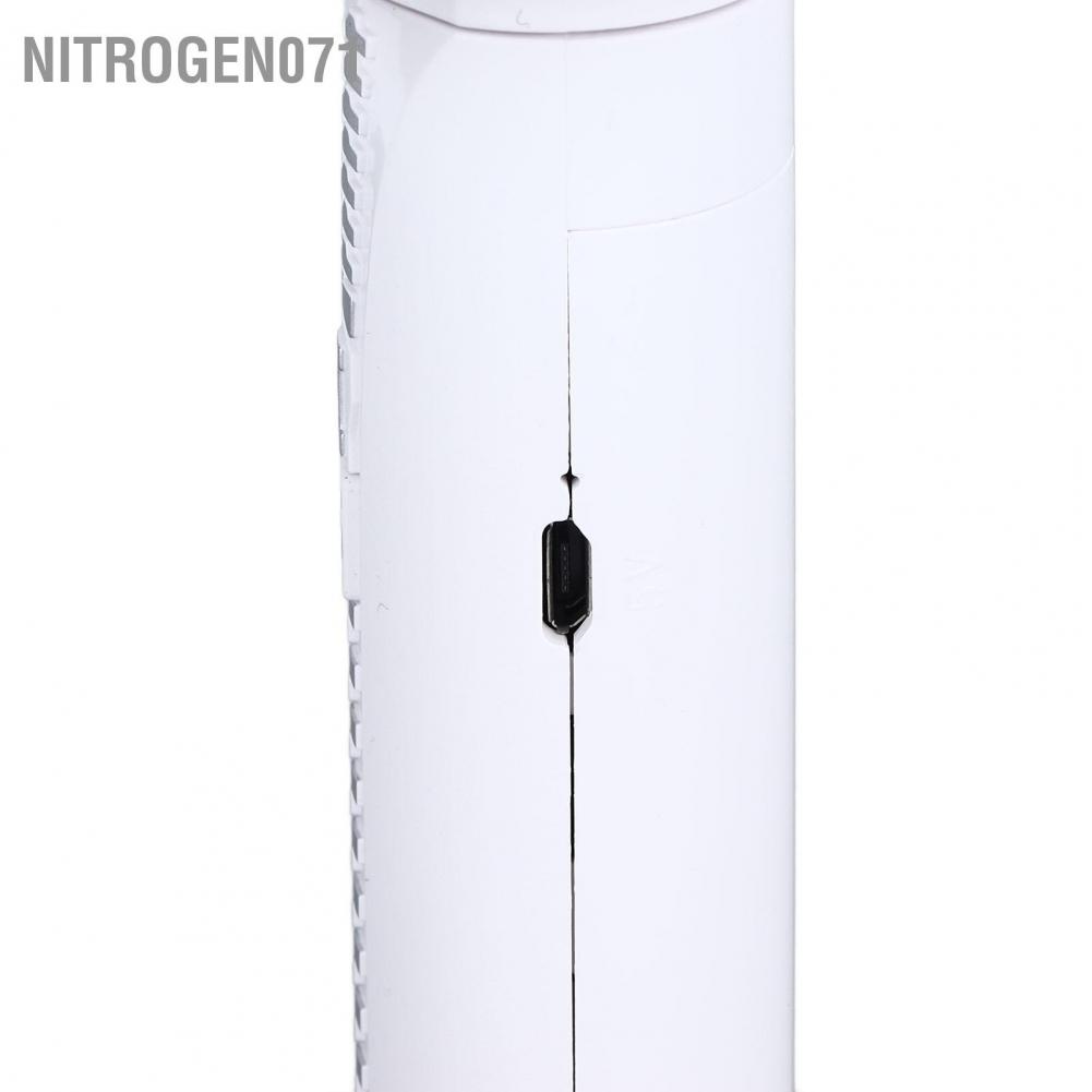 Nitrogen071Quạt Cầm Tay Mini Tích Điện Có Đế 3 Tốc Độ Gió Quạt ( Tặng Dây Sạc)