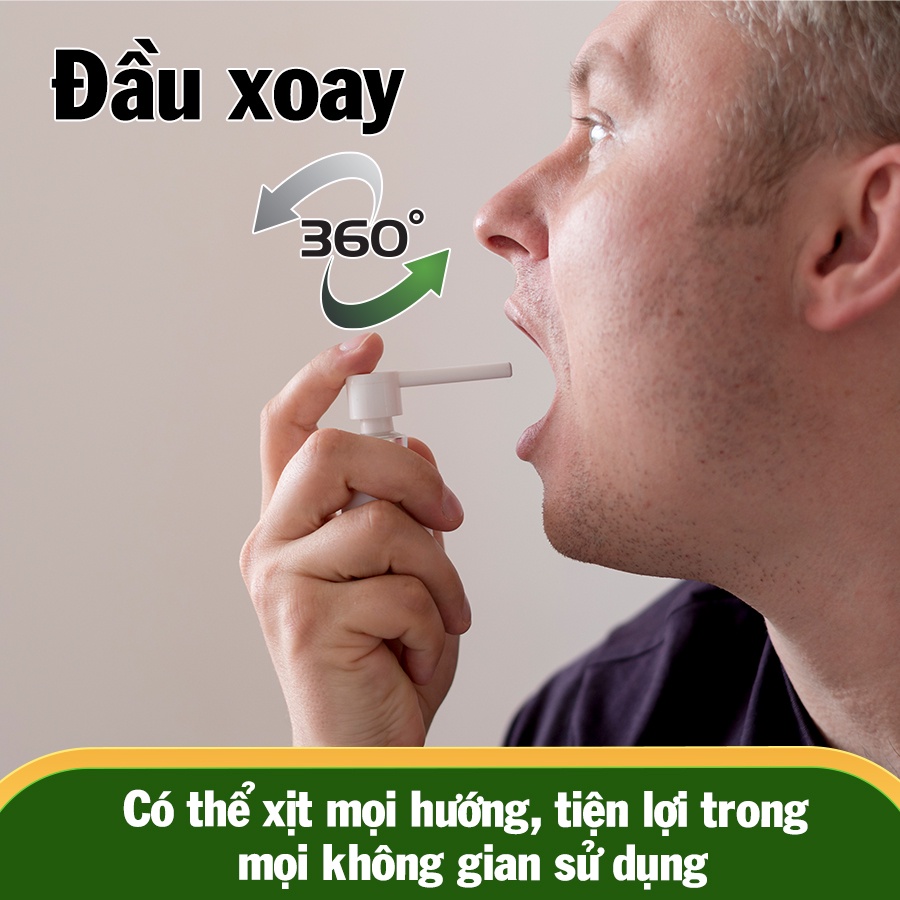 Xịt họng keo ong Thanh Diệu Ngọc sát khuẩn họng, làm sạch niêm mạc miệng (30ml)