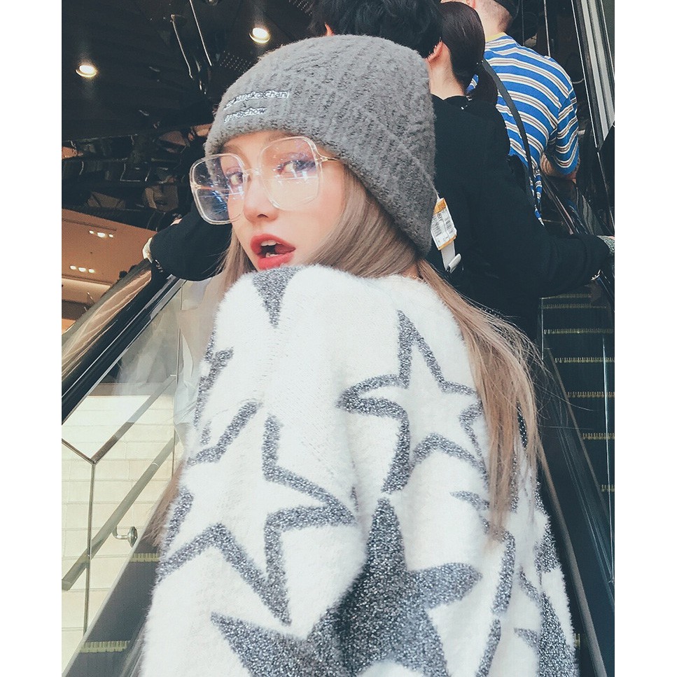 Kính Gọng Mắt Vuông Phiên Bản To Cube Trắng Đen Điểm Nhấn Thay Được Mắt Cận | BigBuy360 - bigbuy360.vn