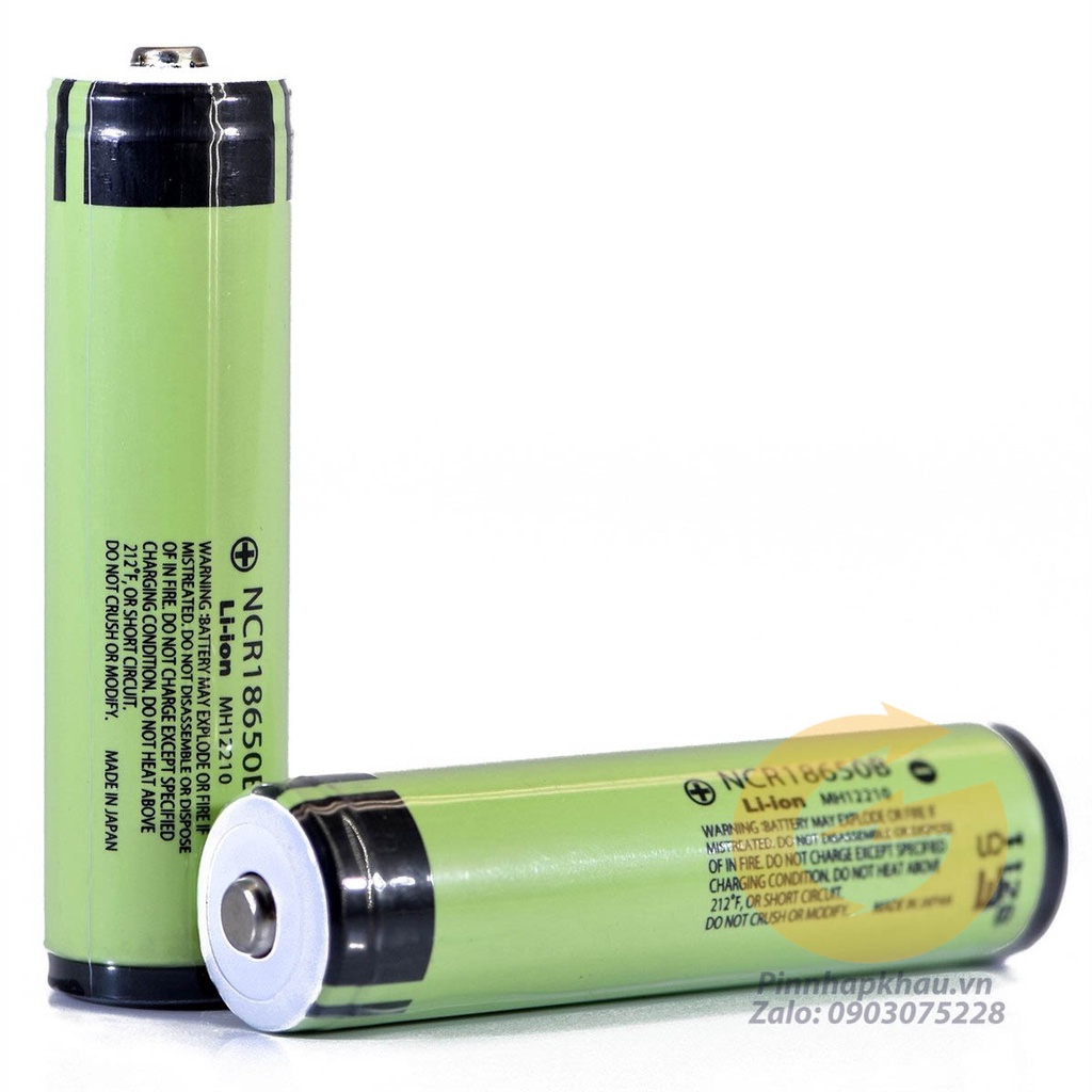 [P29] Pin 18650 Panasonic Có mạch bảo vệ NCR18650B 3400mah đúng Japan - chống đoản cực, quá dòng, sai cực