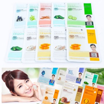 🍀🍀Mặt Nạ Dermal Aloe Collagen Essence Mask tinh chất lô hội  - 23g